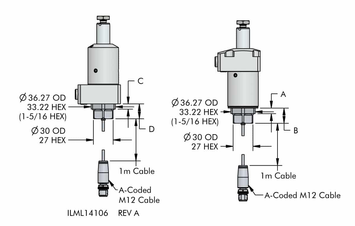 ilml14106 Low Pressure Ultrasonic Position Sensing TuffCam Swing Clamps
