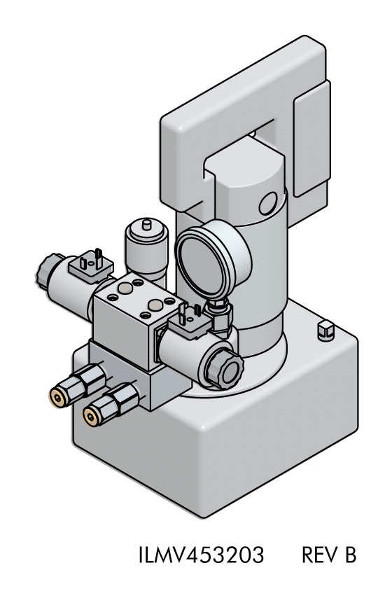 ilmv453203-DO3-Mounted Portable .25 kW Electric/Hydraulic Pump - DO3 Mount