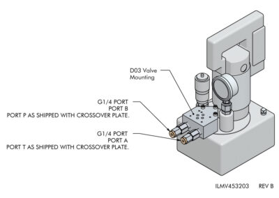 Portable .25 kW Electric/Hydraulic Pump - Manifold Mount