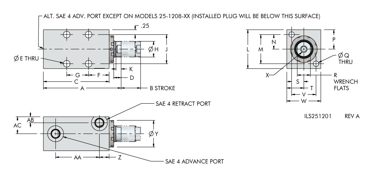 ils251201 Part Crowder Dimensions
