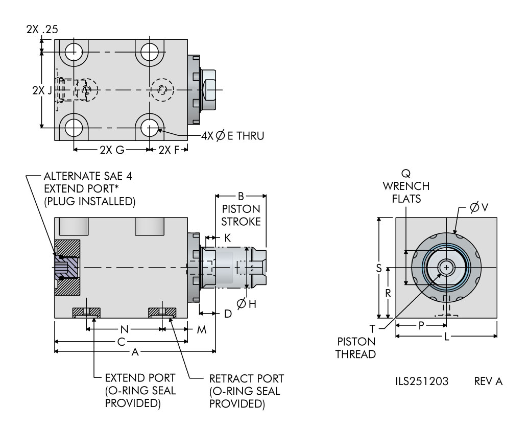 ils251203 Part Crowder Dimensions